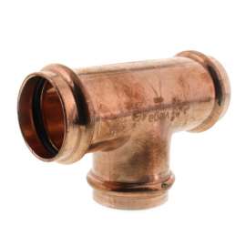 1-1/4in x 1-1/4in x 3/4in Propress Copper Tee