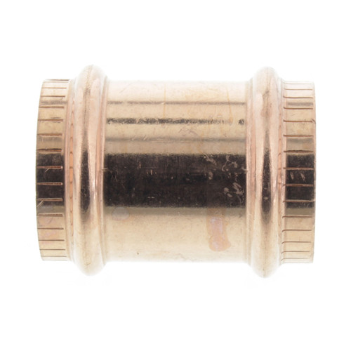 1-1/4in Propress Copper Lead Free Coupling with No Stop