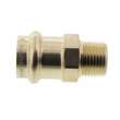 1/2in ProPress x 3/8in Male Bronze Adapter