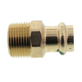 1/2in ProPress x 3/4in Male Bronze Adapter