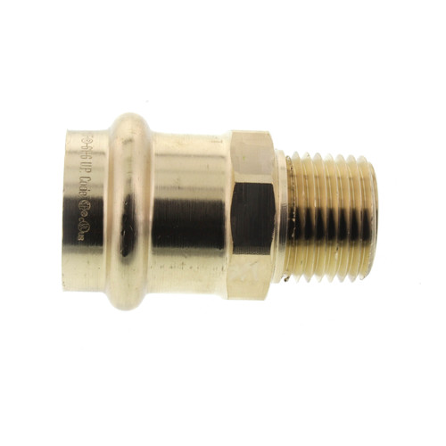 3/4in Propress x 1/2in Male Bronze Adapter