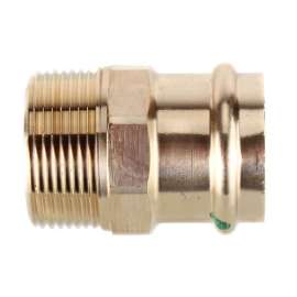 1-1/4in ProPress x Male Bronze Adapter