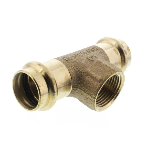 2in x 2in x 1/2in ProPress x ProPress x Female Bronze Lead Free Tee