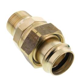 1in Propress x Male Bronze Lead Free Union