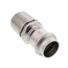 1-1/4in ProPress x MNPT 304 Stainless Male Adapter with FKM Seal