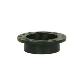 Flush to Floor Open Closet Flange with One-Piece Plastic Ring