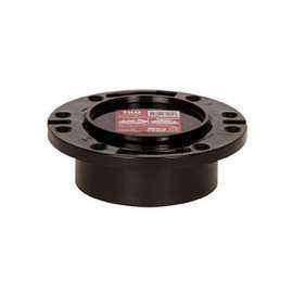 Total Knockout Flush to Floor Closet Flange with One-Piece Plastic Ring