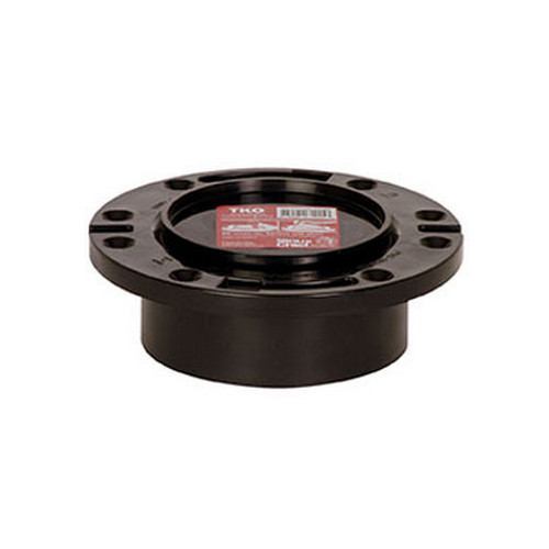 Total Knockout Flush to Floor Closet Flange with One-Piece Plastic Ring