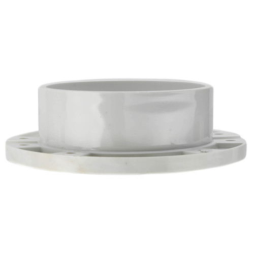 Open Flush to Floor Closet Flange with One-Piece Plastic Ring