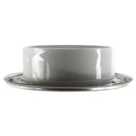 Open Flush to Floor Closet Flange with Stainless Steel Swivel Ring