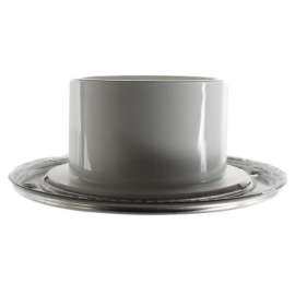 Open Flush to Floor Closet Flange with Stainless Steel Swivel Ring, 3in Hub, 4in Inside