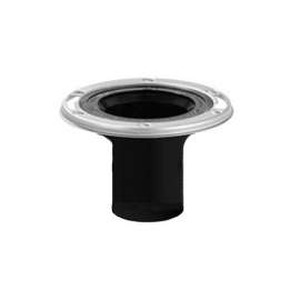 ABS Open Closet Flange with Stainless Steel Swivel Ring