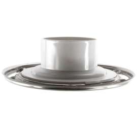 Total Knockout Closet Flange with Stainless Steel Swivel Ring, 3in Inside