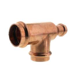 1in x 1/2in x 1in Propress Copper Tee