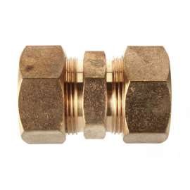 7/8in OD Brass Compression Union