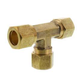 1/2in OD Brass Compression Tee