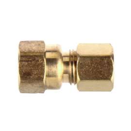 1/4in OD x 1/8in FIP Brass Compression Connector
