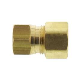 3/8in OD x 1/8in FIP Brass Compression Connector