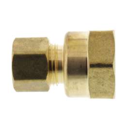 3/8in OD x 1/2in FIP Brass Compression Connector