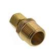1/4in OD x 3/8in MIP Brass Compression Connector