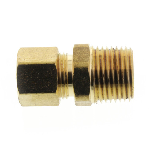 3/8in OD x 3/8in MIP Brass Compression Connector