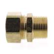 7/8in OD x 3/4in MIP Brass Compression Connector