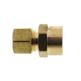 3/8in Compression x 5/8in OD Brass Sweat Adapter