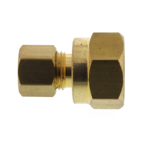 1/4in Lead Free OD x 3/8in FIP Brass Compression Connector