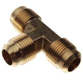 5/8in Brass Flare Tee