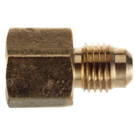 1/4in Flare x 1/4in FIP Brass Coupling