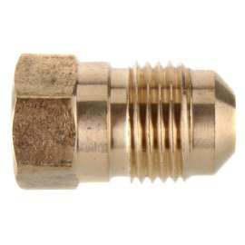 3/8in Flare x 1/4in FIP Brass Coupling