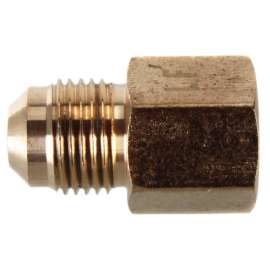 3/8in Flare x 3/8in FIP Brass Coupling