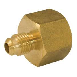 3/8in Flare x 3/4in FIP Brass Coupling