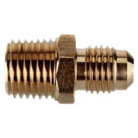 1/4in Flare x 1/4in MIP Brass Half Union