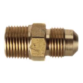 3/8in Flare x 3/8in MIP Brass Half Union