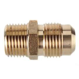 5/8in Flare x 1/2in MIP Brass Half Union
