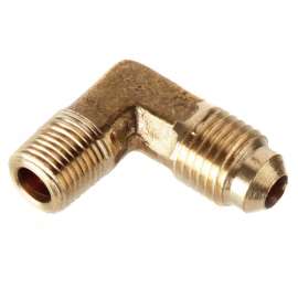 1/4in Flare x 1/8in MIP Brass Elbow