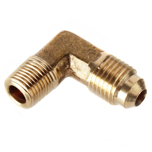 1/4in Flare x 1/8in MIP Brass Elbow