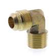1/2in Flare x 1/2in MIP Brass Elbow