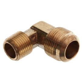 3/4in Flare x 1/2in MIP Brass Elbow