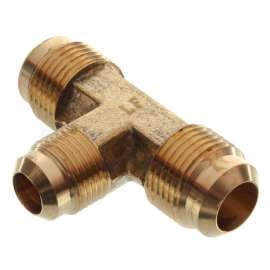 5/8in x 1/2in Brass Reducing Flare Tee