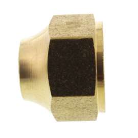 7/8in OD Brass Short Flare Nut