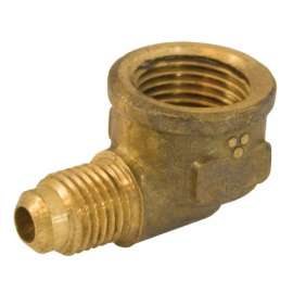 1/2in Flare x 3/4in FIP Brass Elbow