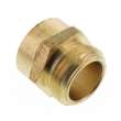 3/4in Male Hose x 3/4in Female Pipe Brass Garden Hose Adapter