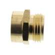 3/4in Male Hose x 3/4in Female Pipe Brass Garden Hose Adapter