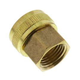 3/4in Female Hose x 3/4in Female Pipe Brass Garden Hose Swivel