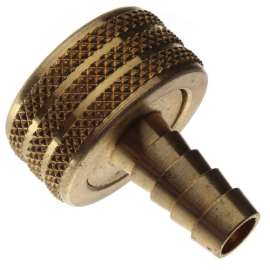 3/8in Hose Barb x 3/4in Female Hose Brass Garden Hose Swivel