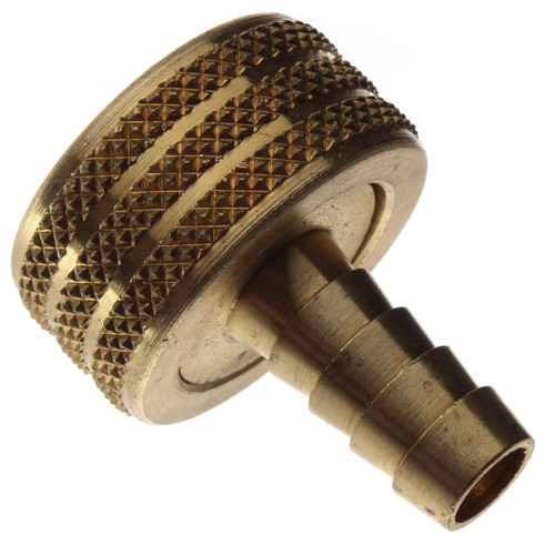 3/8in Hose Barb x 3/4in Female Hose Brass Garden Hose Swivel