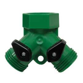 Dual Shut Off Garden Hose Wye