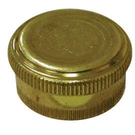 3/4in Brass Garden Hose Cap with Washer